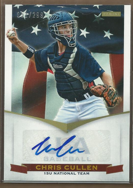 2012 USA Baseball 15U National Team Signatures #7 Chris Cullen