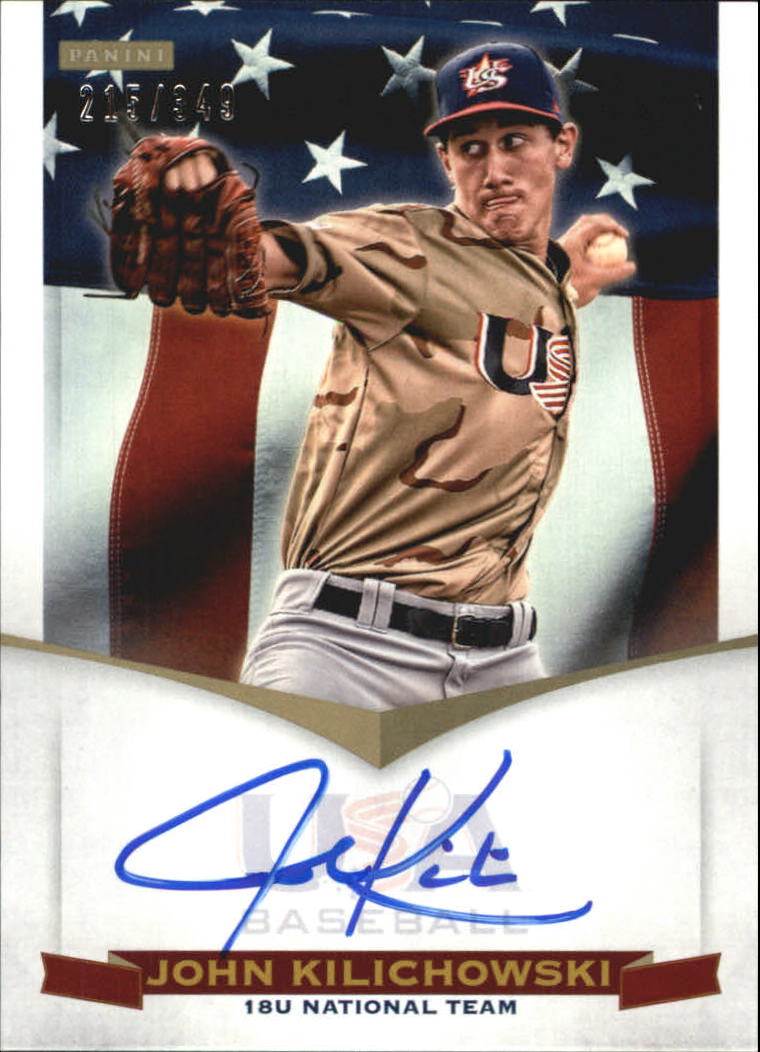 2012 USA Baseball 18U National Team Signatures #9 John Kilichowski