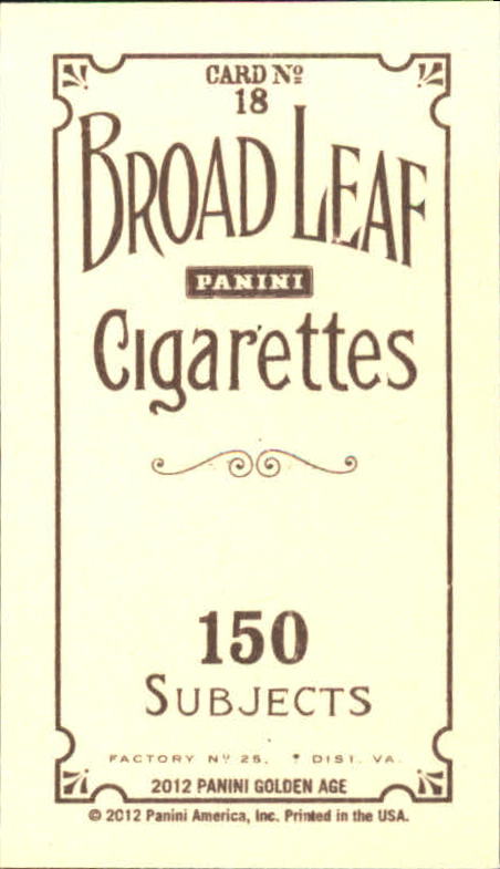 2012 Panini Golden Age Mini Broadleaf Brown Ink #18 Buster Keaton back image