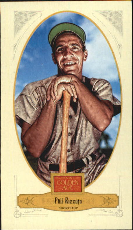 2012 Panini Golden Age Mini Crofts Candy Red Ink #60 Phil Rizzuto