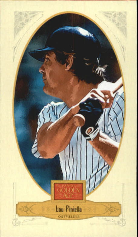 2012 Panini Golden Age Mini Crofts Candy Red Ink #130 Lou Piniella