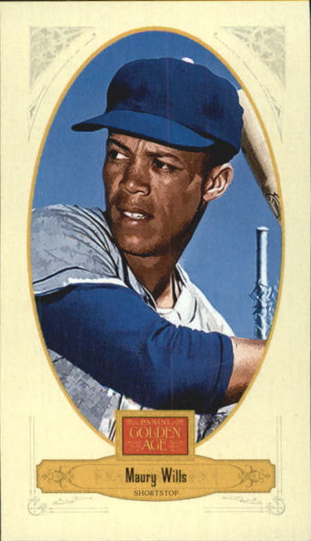 2012 Panini Golden Age Mini Crofts Candy Red Ink #140 Maury Wills