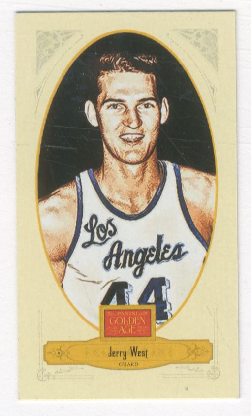 2012 Panini Golden Age Mini Crofts Candy Red Ink #142 Jerry West