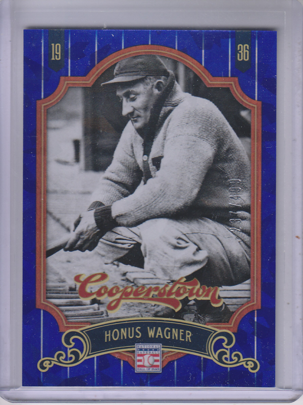2012 Panini Cooperstown Crystal Collection Blue #3 Honus Wagner