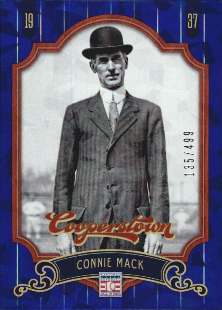 2012 Panini Cooperstown Crystal Collection Blue #8 Connie Mack