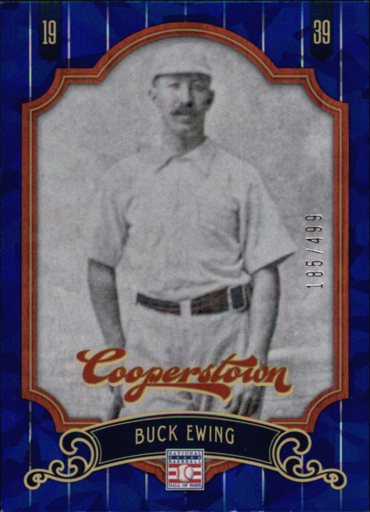 2012 Panini Cooperstown Crystal Collection Blue #11 Buck Ewing