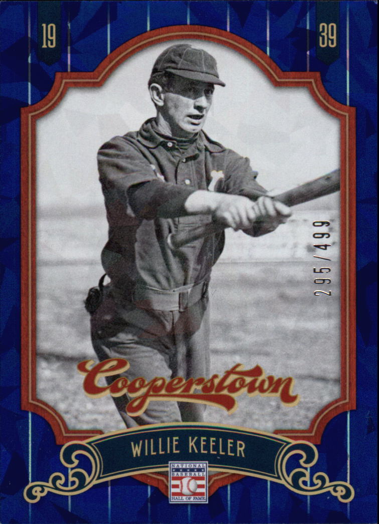 2012 Panini Cooperstown Crystal Collection Blue #13 Willie Keeler