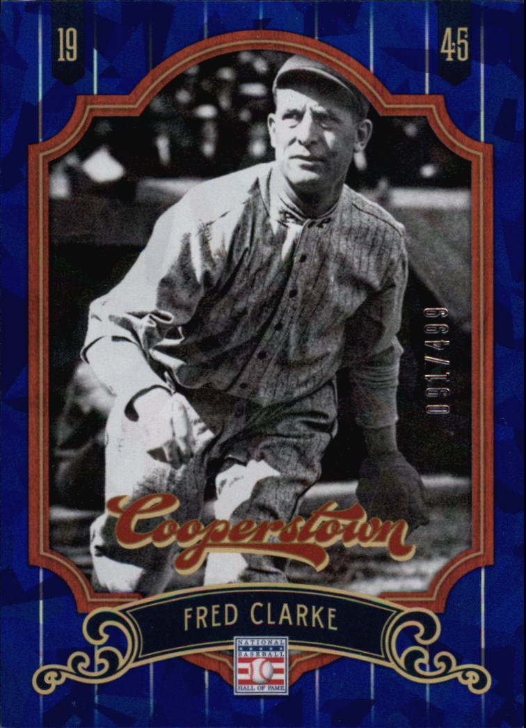 2012 Panini Cooperstown Crystal Collection Blue #25 Fred Clarke