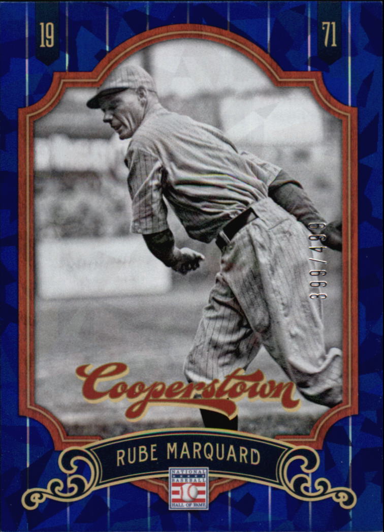 2012 Panini Cooperstown Crystal Collection Blue #29 Rube Marquard