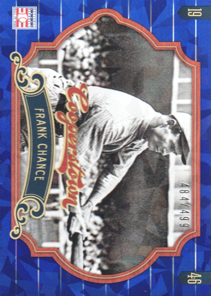 2012 Panini Cooperstown Crystal Collection Blue #35 Frank Chance