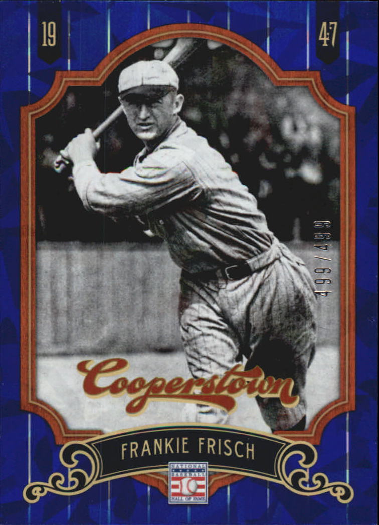 2012 Panini Cooperstown Crystal Collection Blue #37 Frankie Frisch