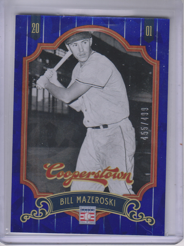 2012 Panini Cooperstown Crystal Collection Blue #40 Bill Mazeroski