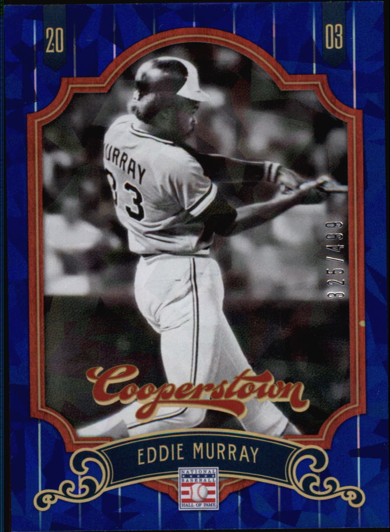 2012 Panini Cooperstown Crystal Collection Blue #43 Eddie Murray