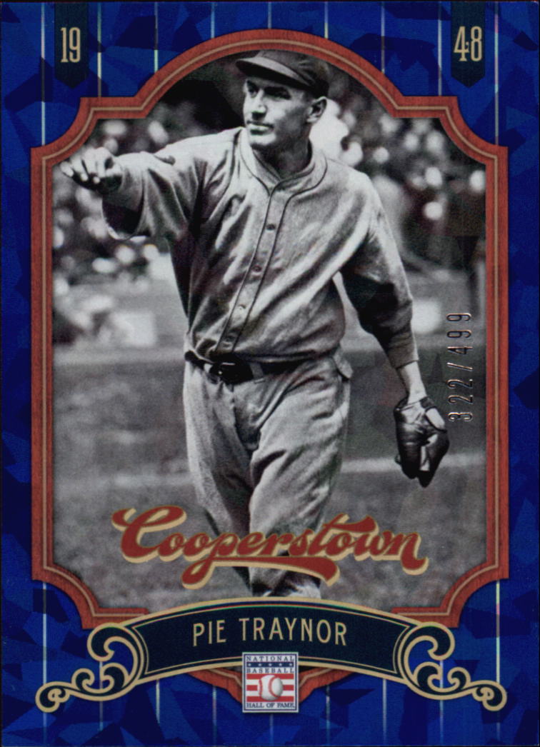 2012 Panini Cooperstown Crystal Collection Blue #48 Pie Traynor