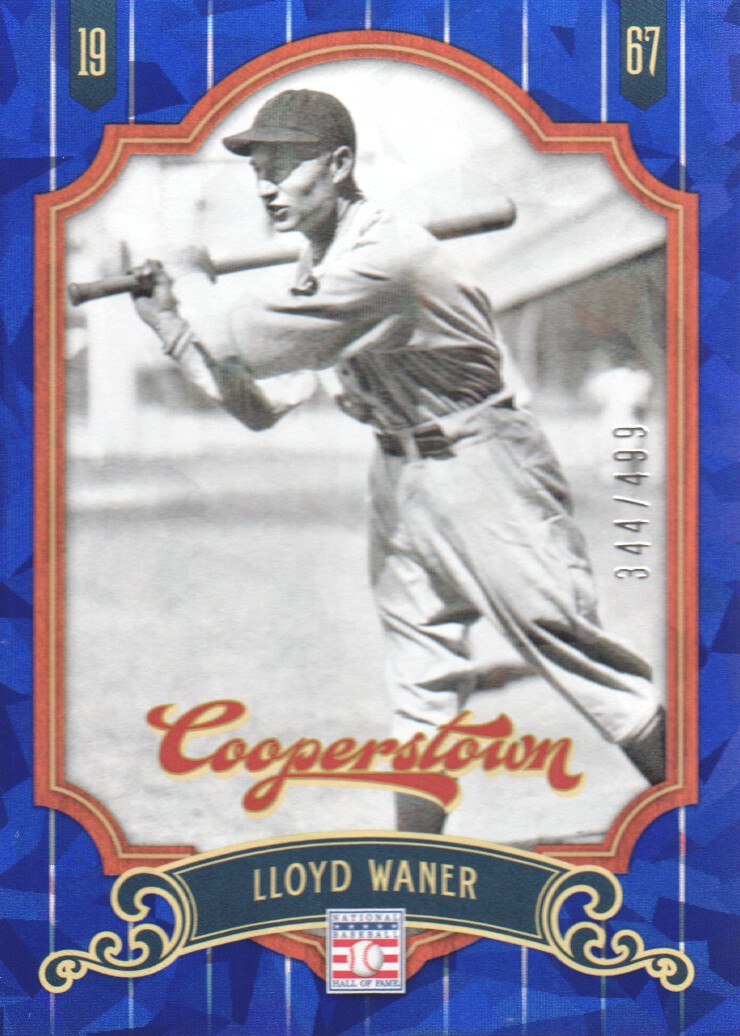 2012 Panini Cooperstown Crystal Collection Blue #53 Lloyd Waner