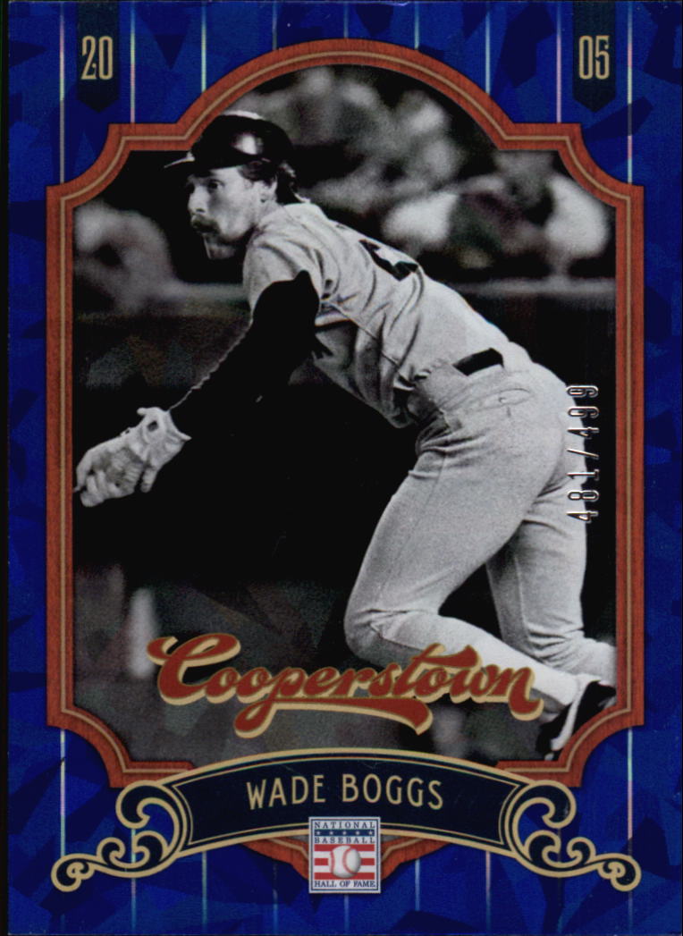 2012 Panini Cooperstown Crystal Collection Blue #66 Wade Boggs