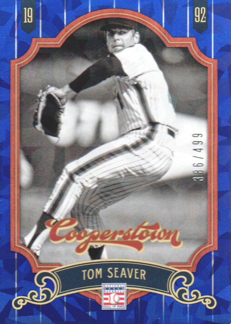 2012 Panini Cooperstown Crystal Collection Blue #91 Tom Seaver