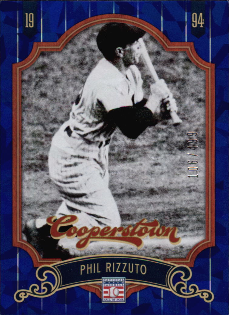 2012 Panini Cooperstown Crystal Collection Blue #96 Phil Rizzuto