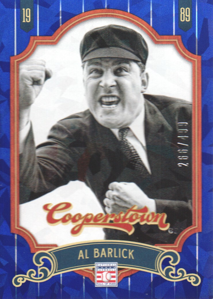 2012 Panini Cooperstown Crystal Collection Blue #97 Al Barlick