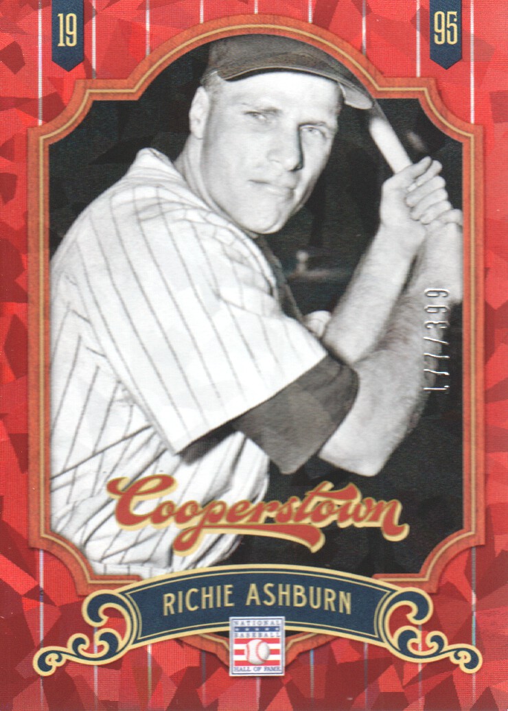2012 Panini Cooperstown Crystal Collection Red #59 Richie Ashburn