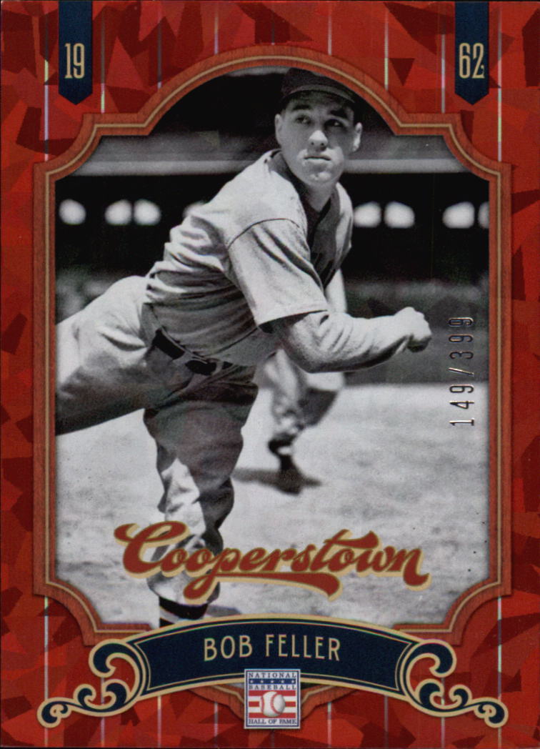 2012 Panini Cooperstown Crystal Collection Red #69 Bob Feller