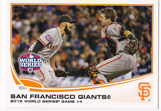 2013 Topps #67 San Francisco Giants