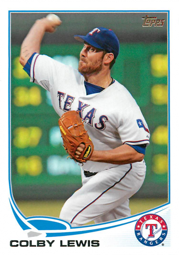 2013 Topps #248 Colby Lewis