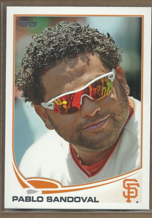 2013 Topps #456B Pablo Sandoval SP/Sunglasses
