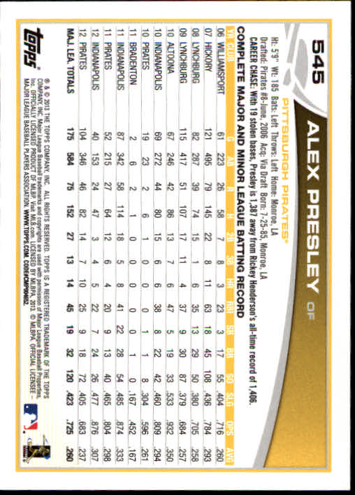 B5097- 2013 Topps Baseball Cards 451-661 +Rookies -You Pick- 15+ FREE US SHIP - Picture 148 of 350