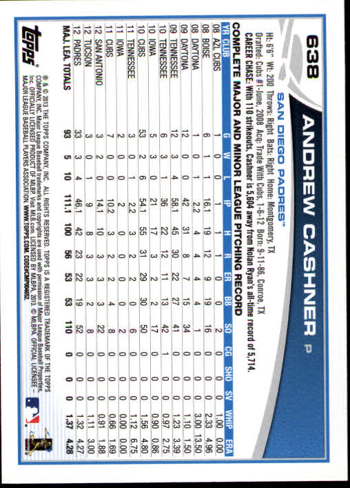 B5097- 2013 Topps Baseball Cards 451-661 +Rookies -You Pick- 15+ FREE US SHIP - Picture 312 of 350