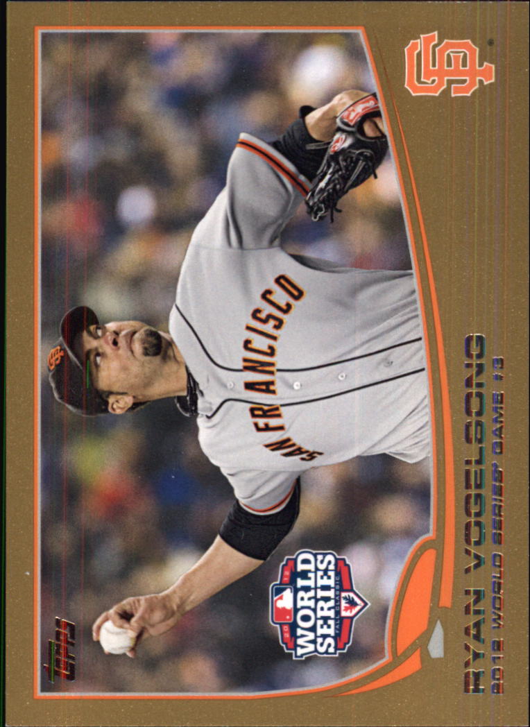 2013 Topps Gold #196 Ryan Vogelsong