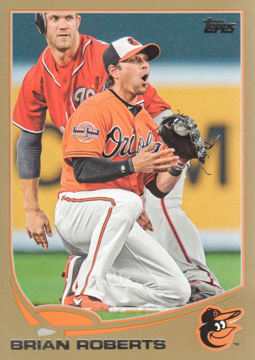 2013 Topps Gold #515 Brian Roberts