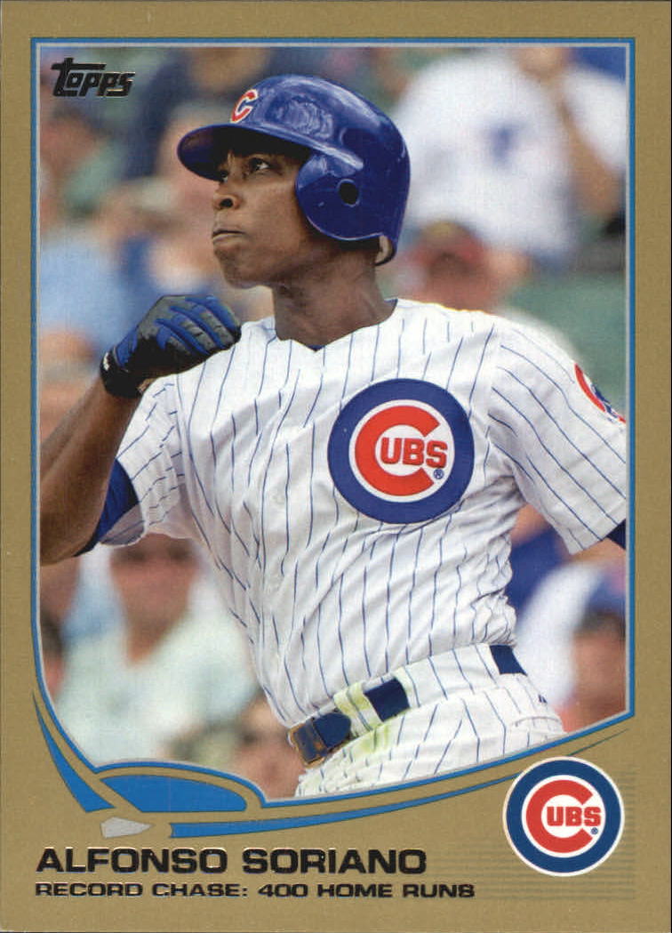 2013 Topps Gold #567 Alfonso Soriano