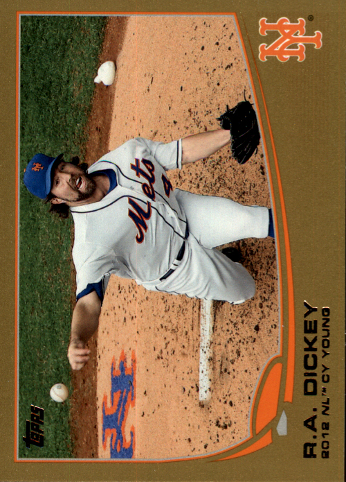 2013 Topps Gold #632 R.A. Dickey