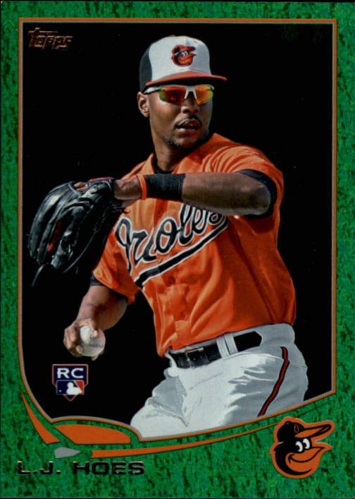 2013 Topps Emerald #148 L.J. Hoes