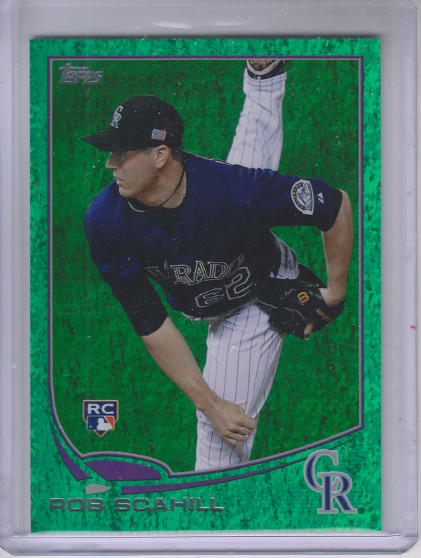 2013 Topps Emerald #185 Rob Scahill