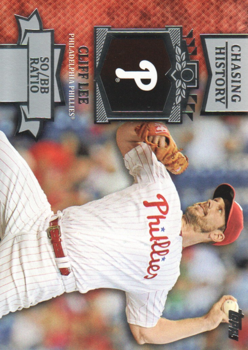 2013 Topps Chasing History #CH81 Cliff Lee