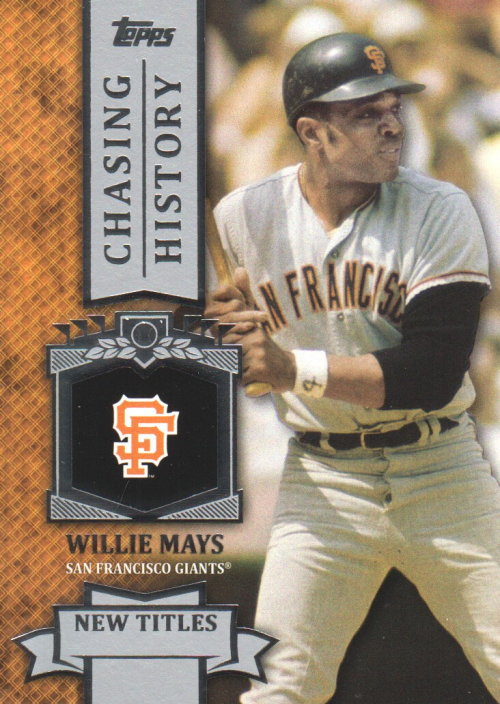 2013 Topps Chasing History #CH83 Willie Mays