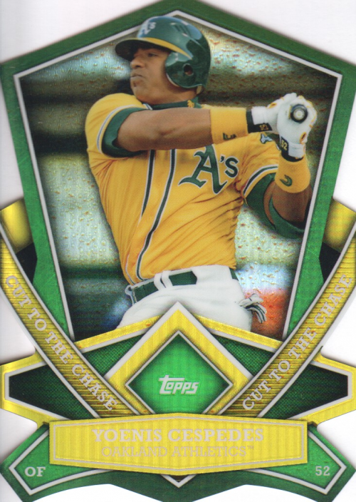 2013 Topps Cut To The Chase #CTC39 Yoenis Cespedes