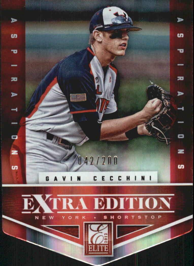2012 Elite Extra Edition Aspirations #108 Gavin Cecchini