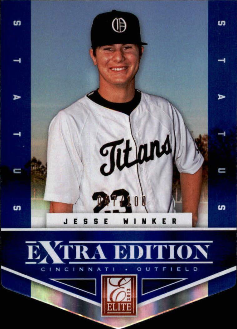 2012 Elite Extra Edition Status #128 Jesse Winker