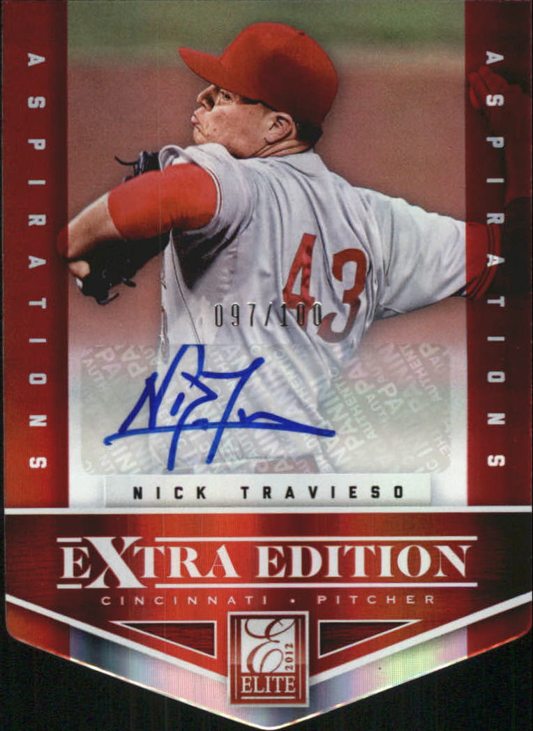 2012 Elite Extra Edition Signature Aspirations #11 Nick Travieso