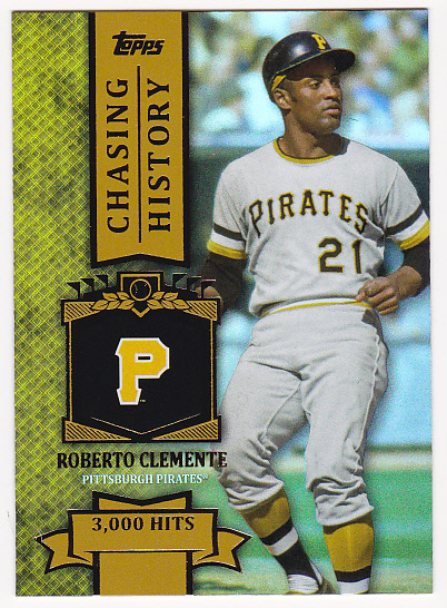 2013 Topps Chasing History Holofoil Gold #CH2 Roberto Clemente