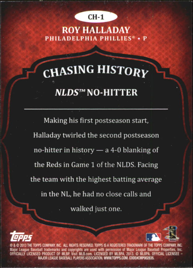 B5097- 2013 Topps Chasing History Holofoil Cards -You Pick- 15+ FREE US SHIP - Picture 3 of 143