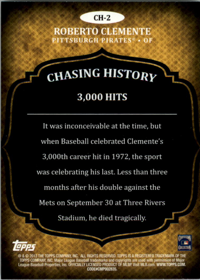 B5097- 2013 Topps Chasing History Holofoil Cards -You Pick- 15+ FREE US SHIP - Picture 5 of 143