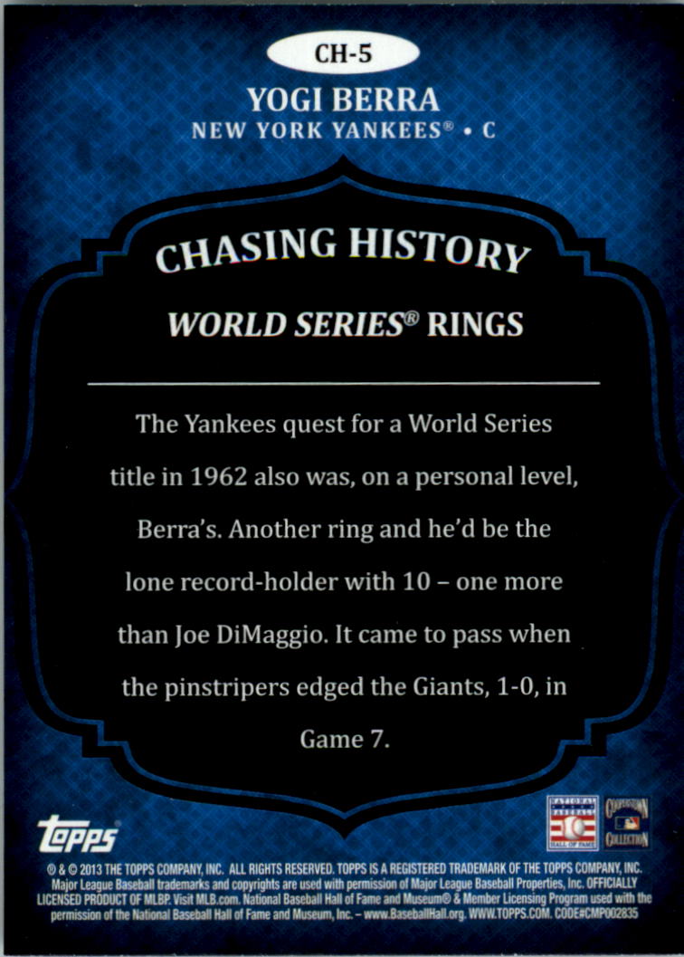 B5097- 2013 Topps Chasing History Holofoil Cards -You Pick- 15+ FREE US SHIP - Picture 7 of 143