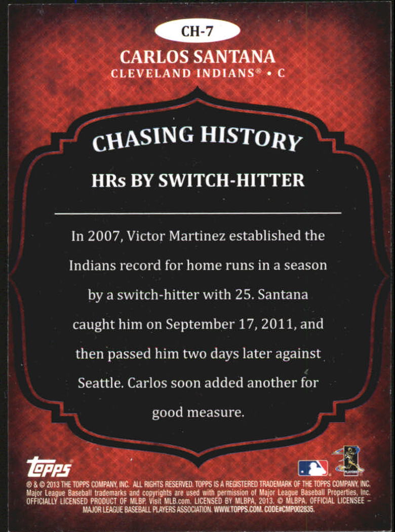 B5097- 2013 Topps Chasing History Holofoil Cards -You Pick- 15+ FREE US SHIP - Picture 11 of 143