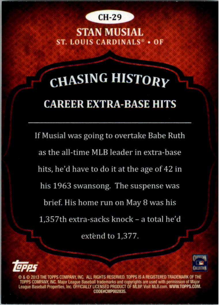 B5097- 2013 Topps Chasing History Holofoil Cards -You Pick- 15+ FREE US SHIP - Picture 41 of 143