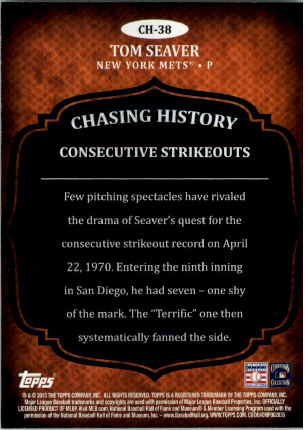 B5097- 2013 Topps Chasing History Holofoil Cards -You Pick- 15+ FREE US SHIP - Picture 56 of 143