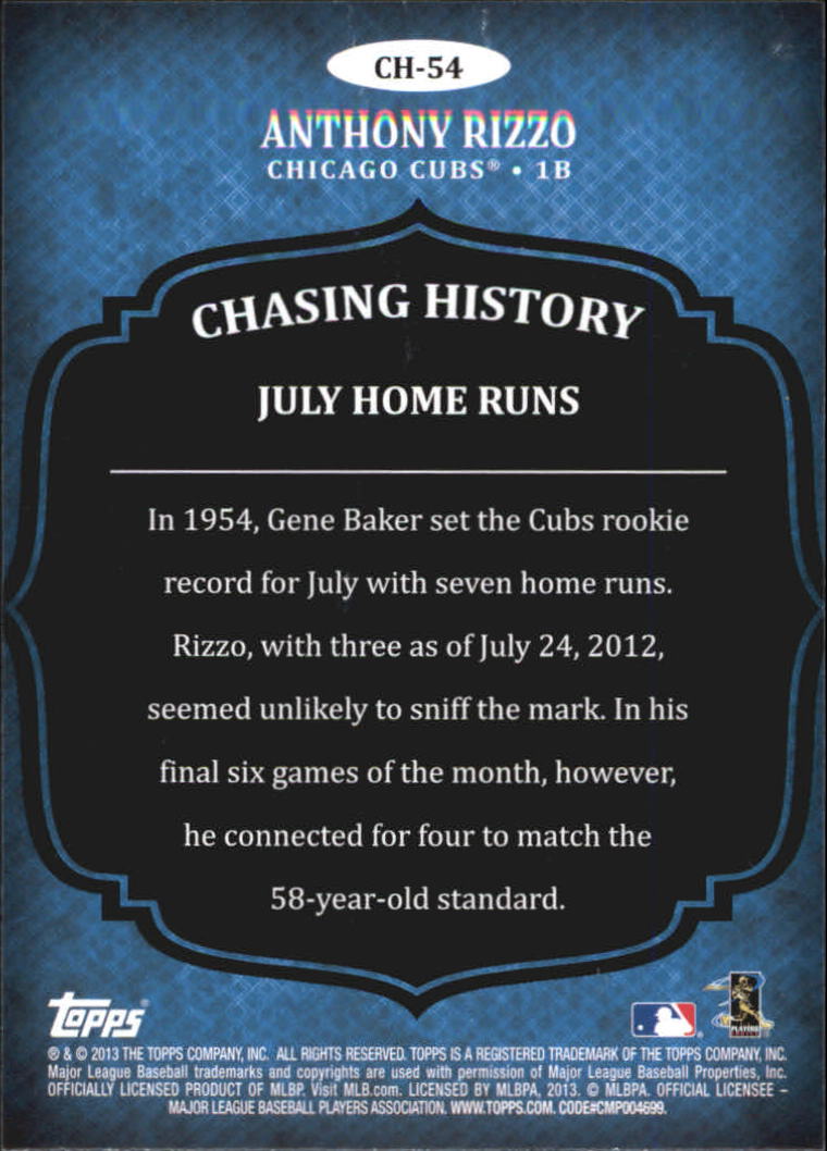 B5097- 2013 Topps Chasing History Holofoil Cards -You Pick- 15+ FREE US SHIP - Picture 84 of 143